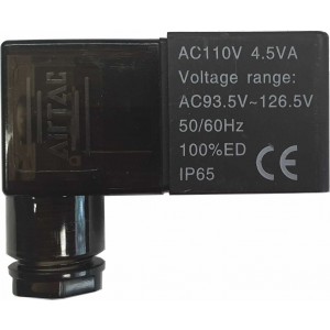 Bobina + conector cu LED prezenta tensiune BC9 110VAC - Seria 4V/3V