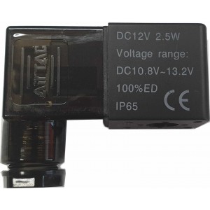 Bobina + conector cu LED prezenta tensiune BC9 12VDC - Seria 4V/3V