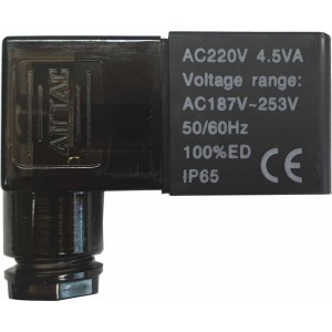 Bobina + conector cu LED prezenta tensiune BC9 220VAC - Seria 4V/3V