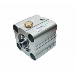 Cilindru pneumatic compact simpla actionare tija retrasa seria ACQ fara magnet Ø25 Cursa 20 mm - 25x20