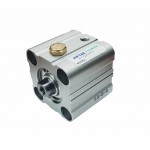 Cilindru pneumatic compact simpla actionare tija retrasa seria ACQ cu magnet Ø40 Cursa 15 mm - 40x15