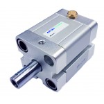 Cilindru pneumatic compact simpla actionare tija actionata seria ACE cu magnet Ø25 Cursa 10 mm - 25x10