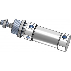 Cilindru pneumatic rotund ISO 6432 Piston Ø40 Cursa 40 mm