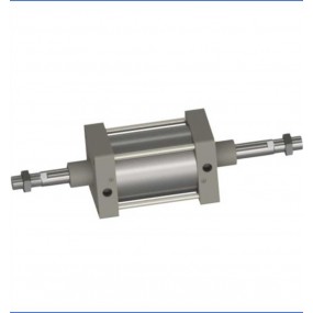 Cilindru pneumatic patrat ISO 15552 tija dubla Ø250 Cursa 950 mm - 250x950