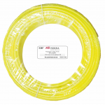 Furtun poliamida 10x8 galben rola 100m