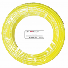 Furtun poliamida 10x8 galben rola 25m