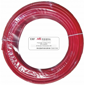 Furtun poliamida 12x10 rosu rola 100m