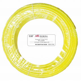 Furtun poliamida 12x10 galben rola 25m