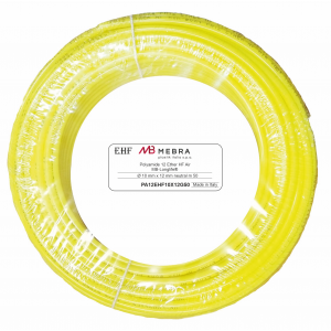 Furtun poliamida 12x10 galben rola 50m