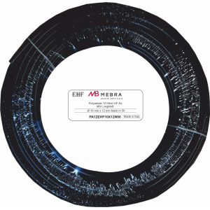 Furtun poliamida 12x10 negru rola 50m