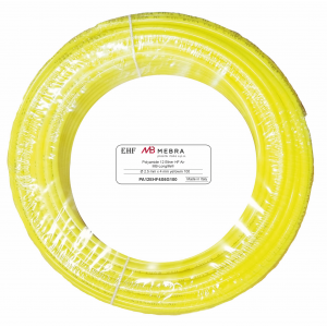 Furtun poliamida 6X4 galben rola 100m