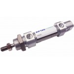 Cilindru pneumatic rotund ISO 6432 cu franare Ø16 Cursa 100 mm 16x100