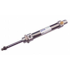 Cilindru pneumatic rotund simpla actionare tija actionata ISO 6432 Ø8 Cursa 50 mm 8x50