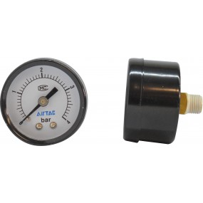 Manometru carcasa metalica posterior Ø40  0-4 bar