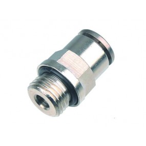 Conector push-in drept complet metalic 1/2" - Ø8