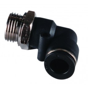 Conector push-in cot 90 grade 1/4" - Ø10