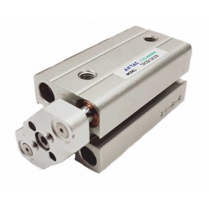 Cilindru pneumatic compact antirotatie dubla actionare seria ACQ cu magnet Ø100 Cursa 45 mm - 100x45