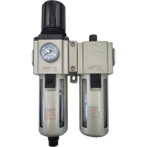 Unitate preparare aer FRL cu manometru seria GAFC 1/2" purjare automata