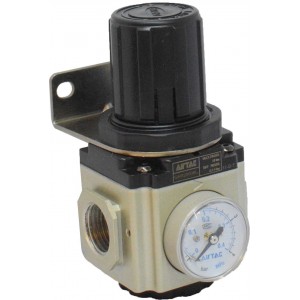 Regulator de presiune cu manometru exterior 0-4 bar 1/4"