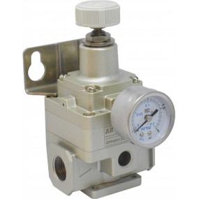 Regulator de presiune de precizie cu manometru exterior 0.05 - 2 bar 1/2"